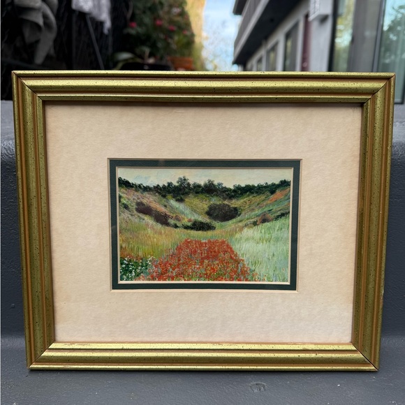 Other - Home decor art drawing with frame living room art piece decoration vintage art